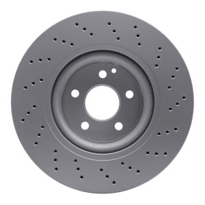 Mercedes-Benz S430 Brake Rotor (1) - Front - R1 Concepts - GeoSPEC Coated Drilled - `00-`03